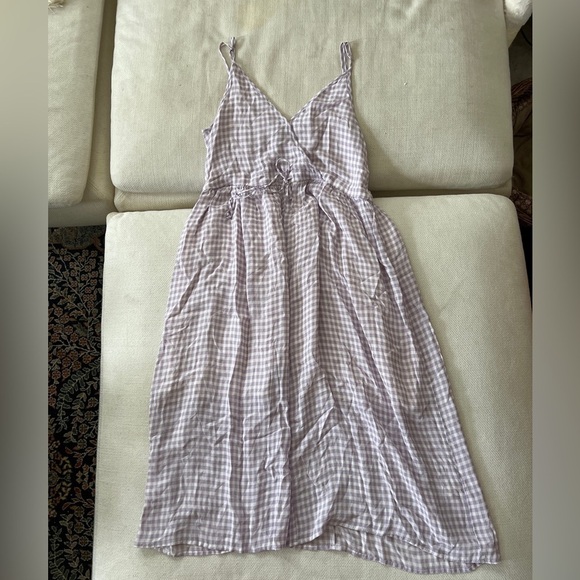 Christy Dawn Lincoln Dress In Lavender Gingham - Picture 12 of 13